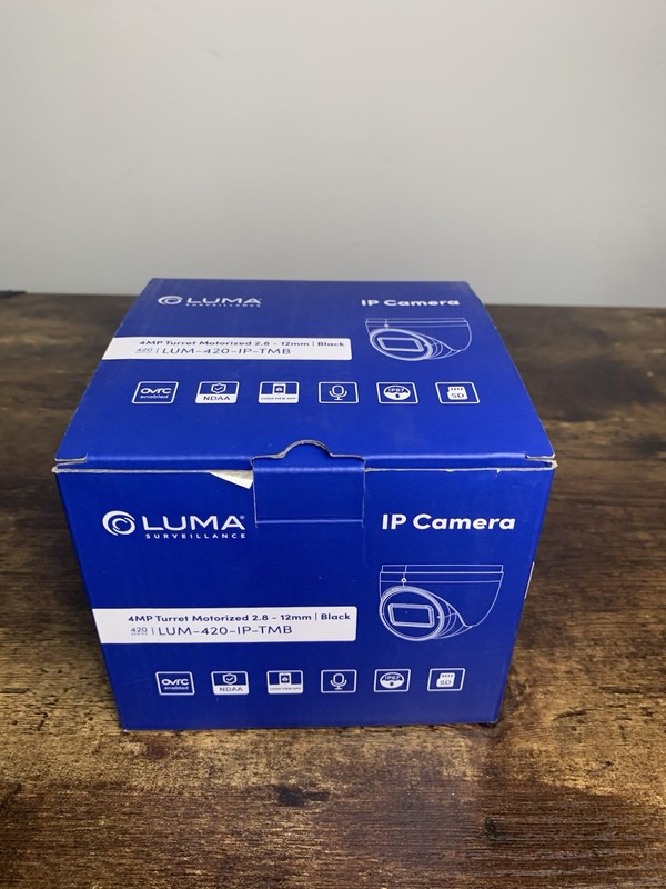 Luma LUM-420-IP-TM 420 Series 4MP Turret IP Outdoor Cam 2.8-12mm Motorized Lens