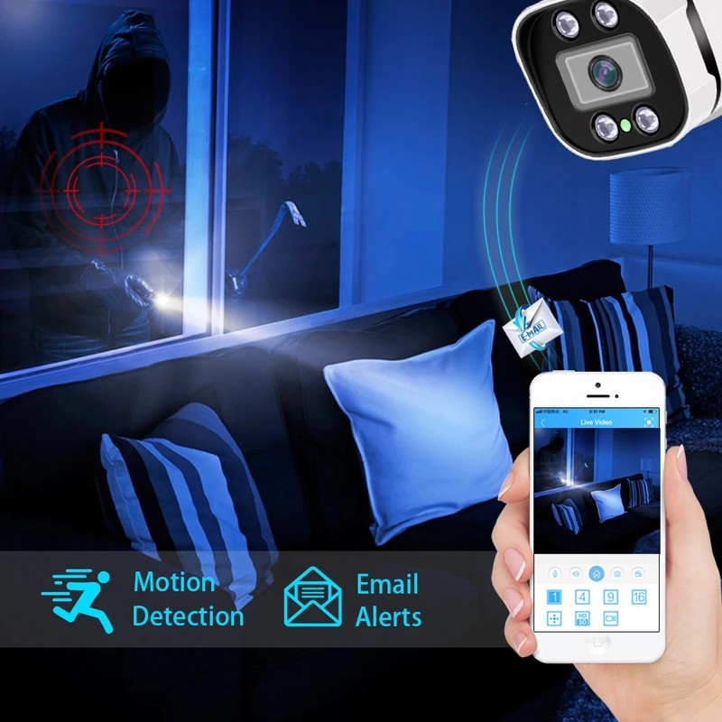 4K Poe Video Surveillance Camera, 4MP/5MP/8MP, Night Vision, Waterproof, ONVIF gallery