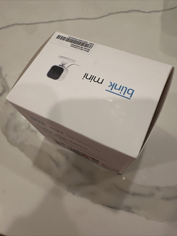 Sealed Box NEW! Blink Mini Compact indoor plug-in smart security camera gallery