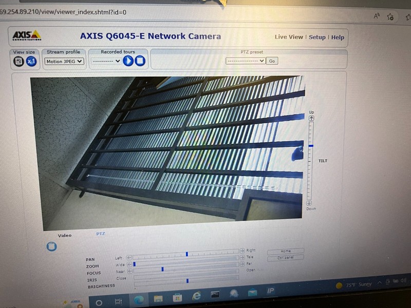 Axis Q6045-E 60Hz P/N 0566-001-03 PTZ Outdoor Dome IP Security Camera 60 day wt