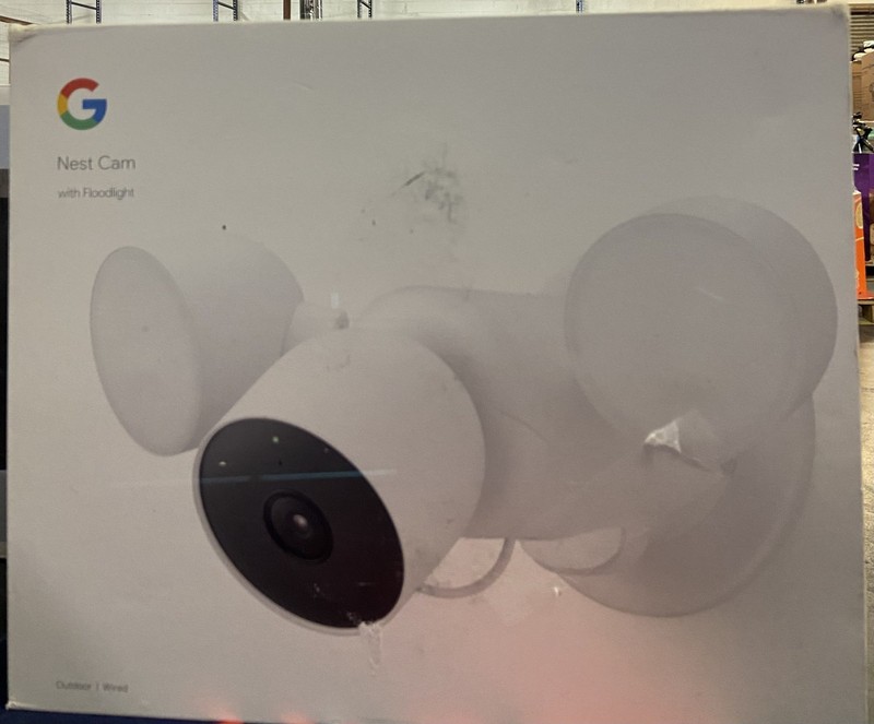 Google Nest Cam with Floodlight - Outdoor Camera White, 1 Count gallery