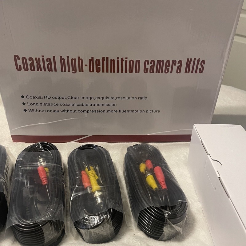 Coaxial High-Definition Four Camera Kit S2096US CCTV Cameras NIB gallery
