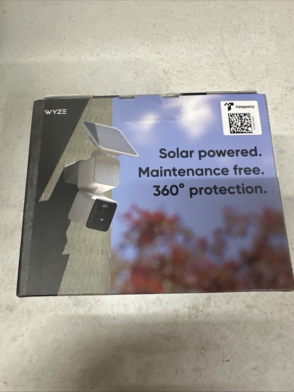 Wyze Solar Cam Pan 2K Wireless Outdoor Camera 360° Pan Tilt - New SEALED gallery