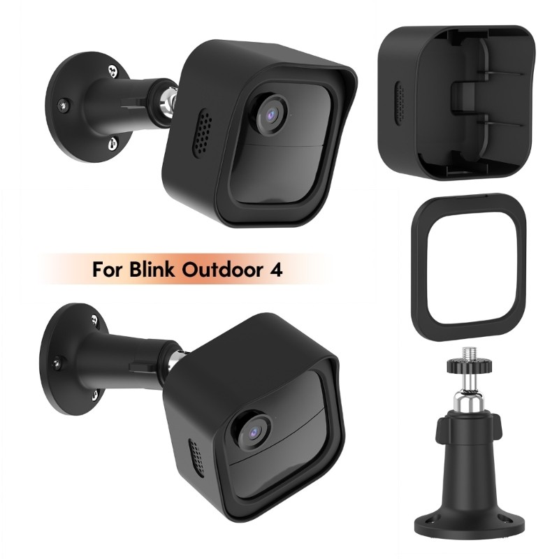Universal Wall Mount Bracket for Outdoor 4 Camera Weatherproof Protector gallery
