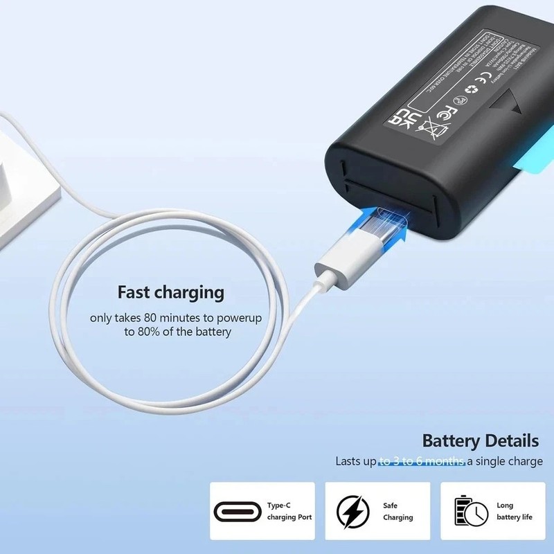Rechargeable Battery for Simplisafe Wireless Outdoor Security Cameras CMOB1 CM0B gallery