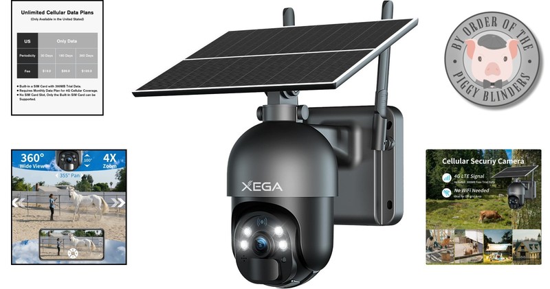 2K HD Solar-Powered Outdoor Security Camera with Smart Motion Detection gallery