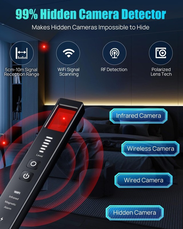 Smart Travel Bug and Camera Detector - Infrared Technology for Accurate Scans gallery