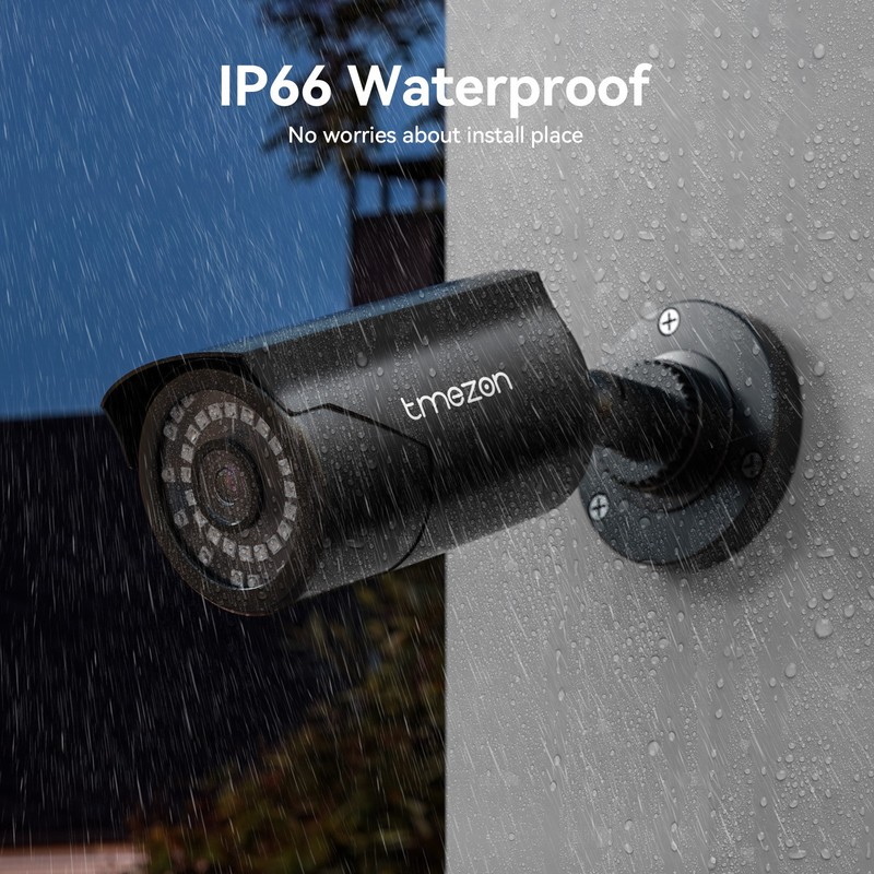 PoE 4K Security Camera System Outdoor Human/Vehicle/Pet Detection Home Security gallery