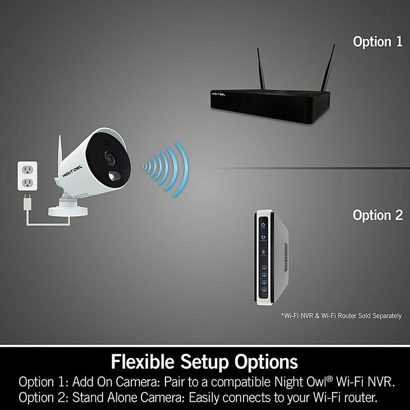 Night Owl 1080p AC Powered Wi-Fi IP Security Camera with Built-In Spotlights gallery