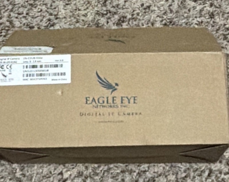 EAGLE EYE DIGITAL IP CAMERA EN-CDUB-010A LENS: B 2.8mm NEW gallery