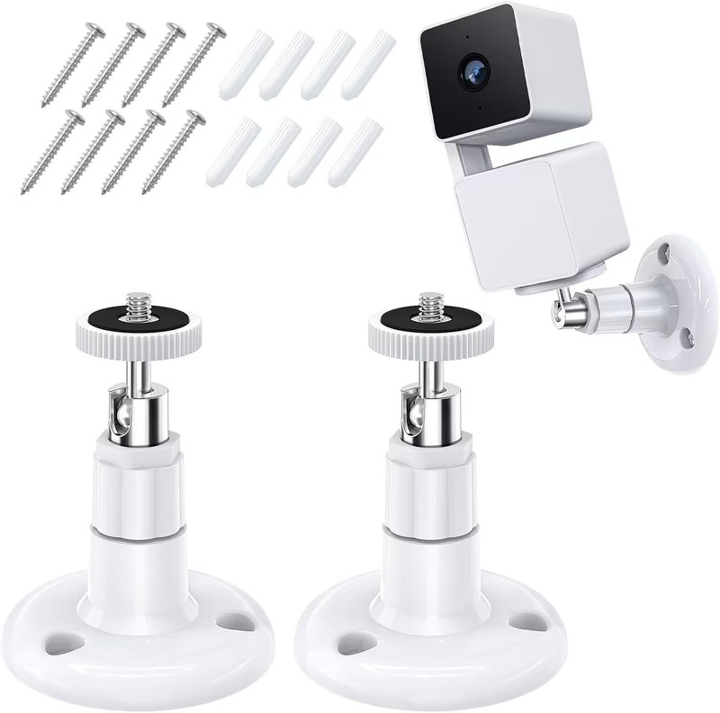 Wall Mount Compatible with Wyze Cam Pan V3 & Wyze Cam V4/V3 & Wyze Cam Outdoor/I