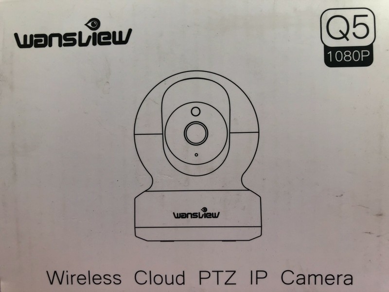 Wansview Wireless Cloud PTZ IP Security Camera, 1080P HD, WiFi Indoor Black Q5