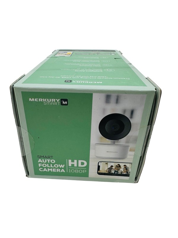 Merkury Smart Auto-Follow Indoor Camera - Requires 2.4 GHz Wi-Fi MI-CW054 gallery