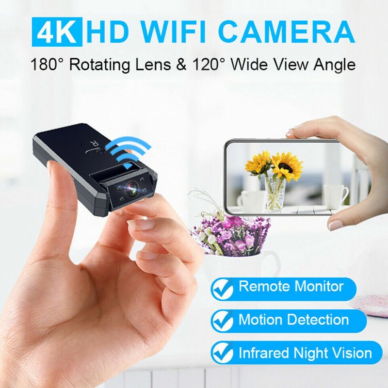 Mini Camera Wireless Wifi IP Security Camcorder HD 4K 1080P DVR Night Vision gallery