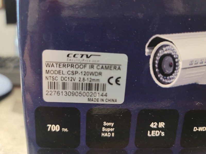 Sony Super HAD CCD II Camera Model Csp-120wdr gallery