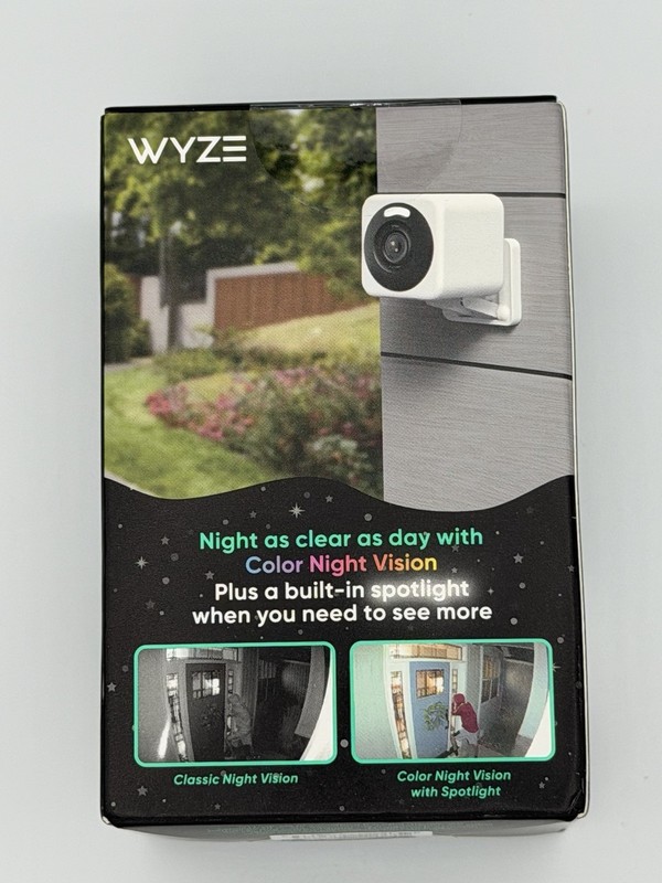 Wyze Cam v4 2.5K QHD Indoor/Outdoor WiFi Smart Security Camera Wired White New gallery