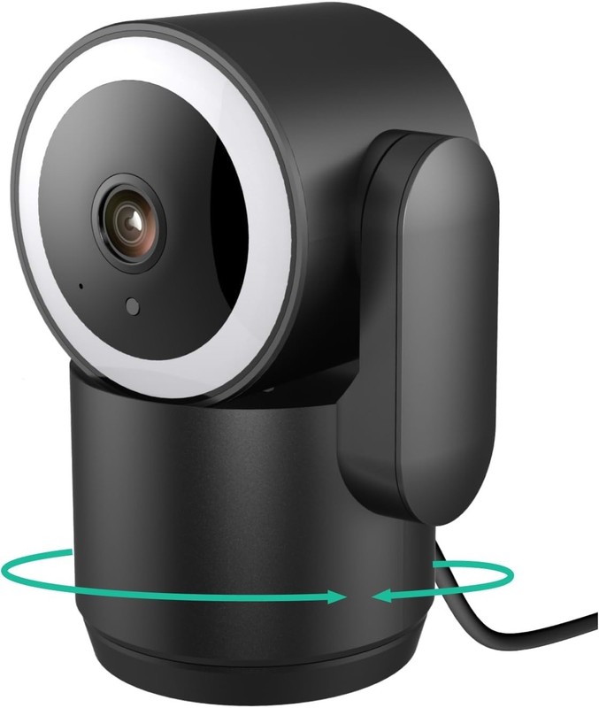 Luna 2K Indoor Security Camera, 360° Pan-Tilt, Night Vision, WiFi, App gallery