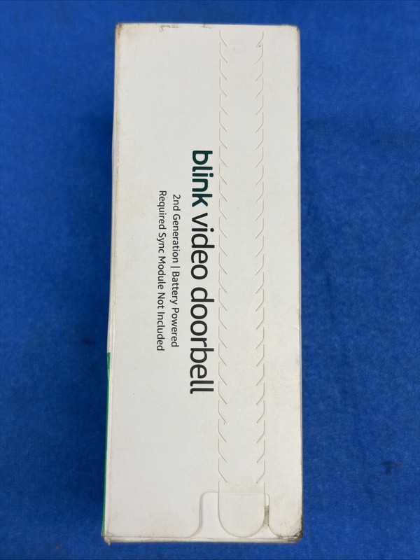 Blink Video Doorbell 2nd Gen 1440p HD White Sync Module Not Included Sealed gallery