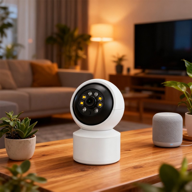 Wireless WiFi Security Camera Indoor Home Night Vision 2-Way Audio Surveillance gallery
