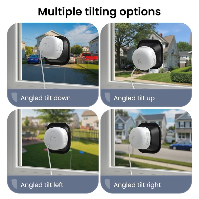 2K Window Camera, 2.4Ghz&5Ghz WiFi Security Cameras, Adjustable View with 18°... gallery