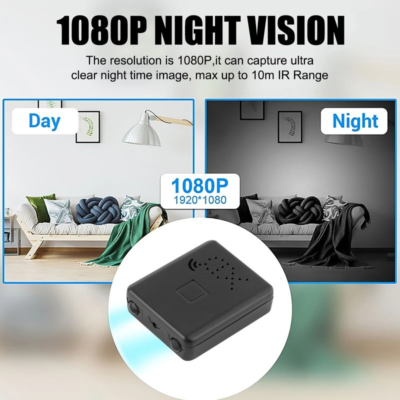Mini WiFi Camera 1080P HD Recorder Motion Night Vision Home Security Camcorder gallery