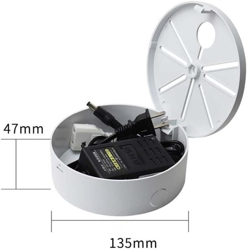5.3" Base Hinged Junction Outlet Box For Dome CCTV gallery