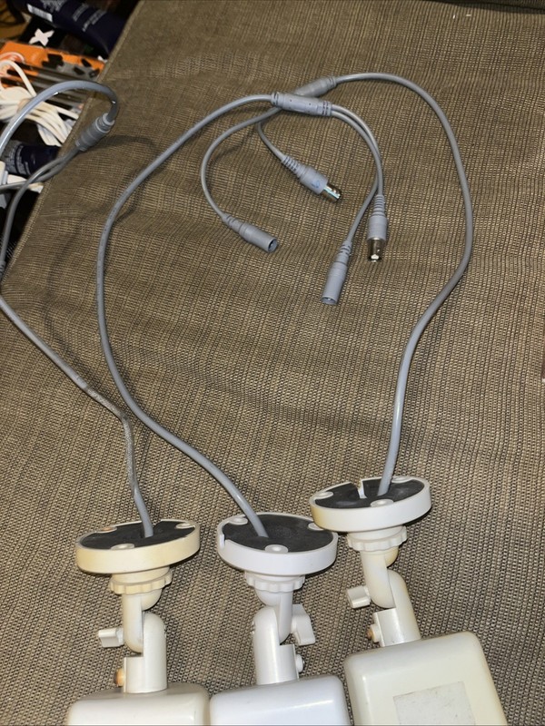 Lot Of 3 - Night Owl White 5MP HD Security Cameras, CM-PXHD50NW-BU-JF - UNTESTED gallery