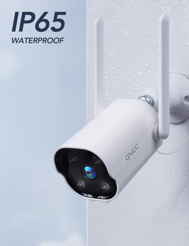 Outdoor Security Camera Wireless, 2K Cameras for Home Security, Color Night V... gallery