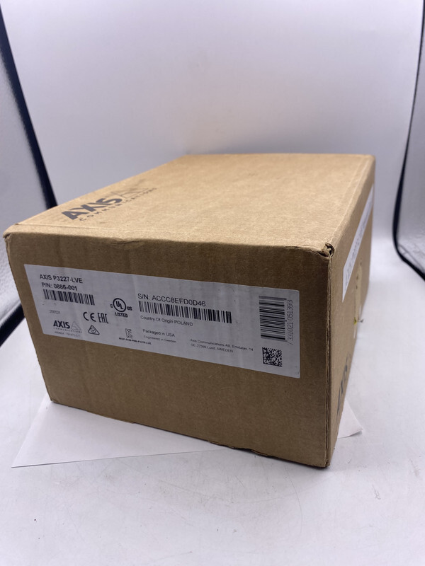 AXIS COMMUNICATIONS 7331021051393 AXIS P3227-LVE 5 MEGAPIXEL SECURITY CAMERA