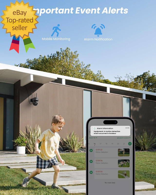 2Pack Security Camera Outdoor Wired: 3MP Camera for Home Security outside 2.4G/5 gallery