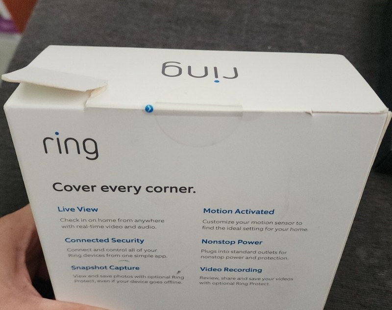 Ring Indoor Compact Plug-In HD Security Camera two-way talk - White (E10017210) gallery