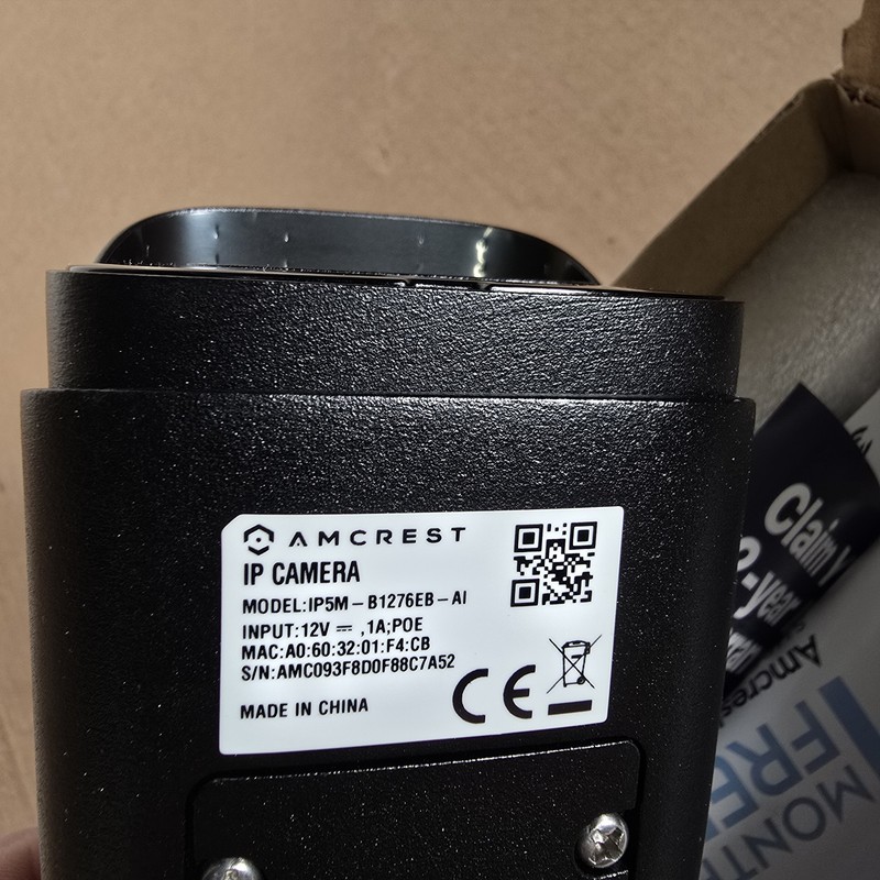 Amcrest 5-Megapixel Smart PoE Outdoor Security Camera IP5M-B1276EB-AI gallery