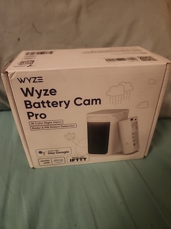 Wyze Battery Cam Pro Color Night Vision Camera Radar PIR Motion Detection