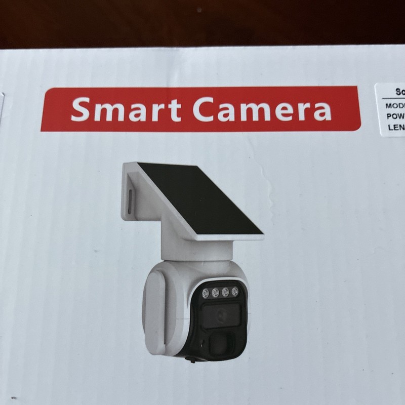 Smart Solar Panel Camera New Never Used In Original Box Brand Phansatim gallery