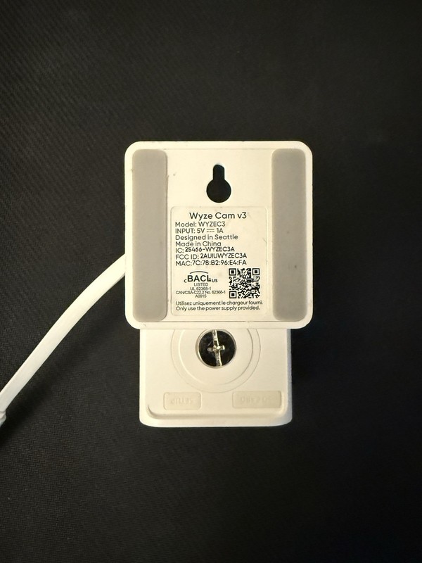 Wyze Cam v3 1080p Wi‑Fi Wired USB Indoor/Outdoor Camera White Alexa/Google gallery
