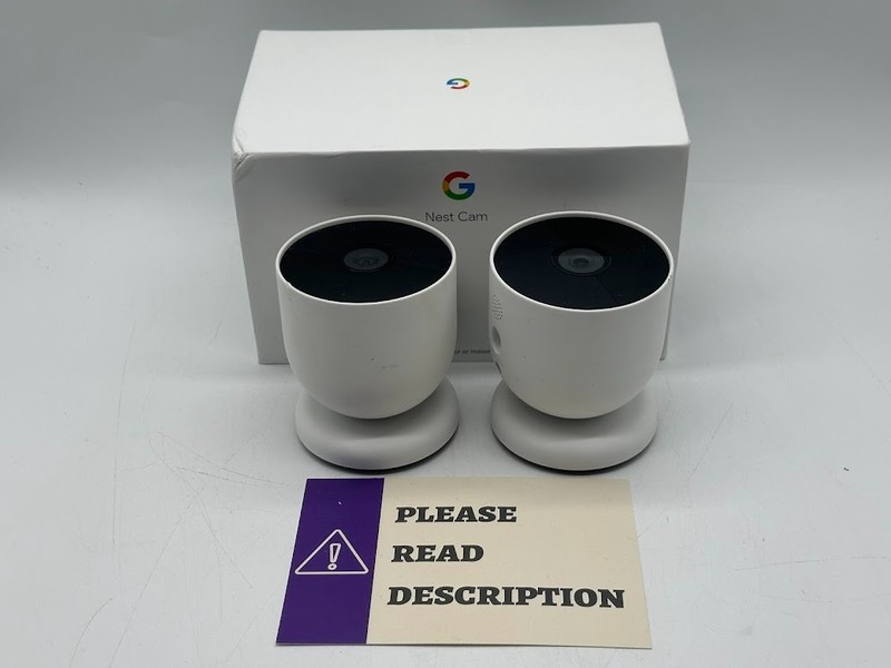 Google Nest Cam Outdoor or Indoor, Battery – 2nd Generation – 2 Count