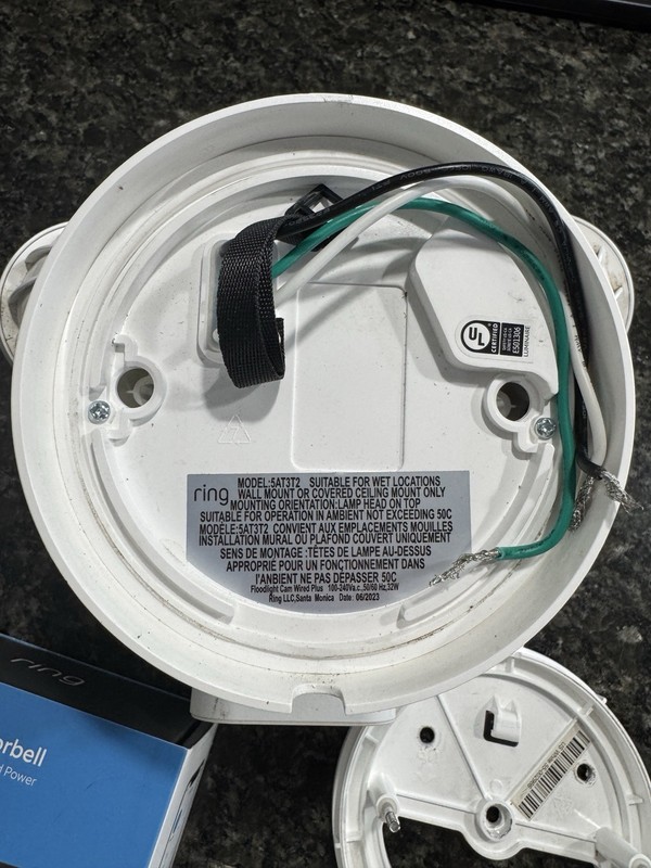 Ring Floodlight Cam Wired And Ring Doorbell + Chime Bundle gallery