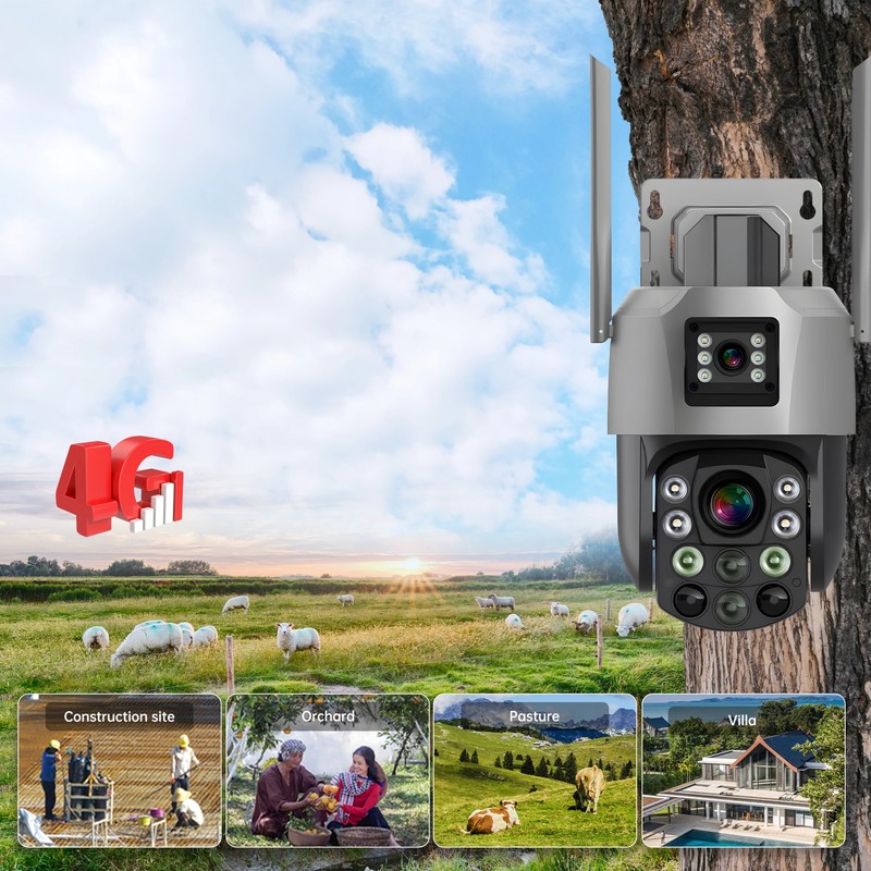 8MP Wifi IP Camera Human Detection PTZ Home Security CCTV Surveillance Monitor gallery
