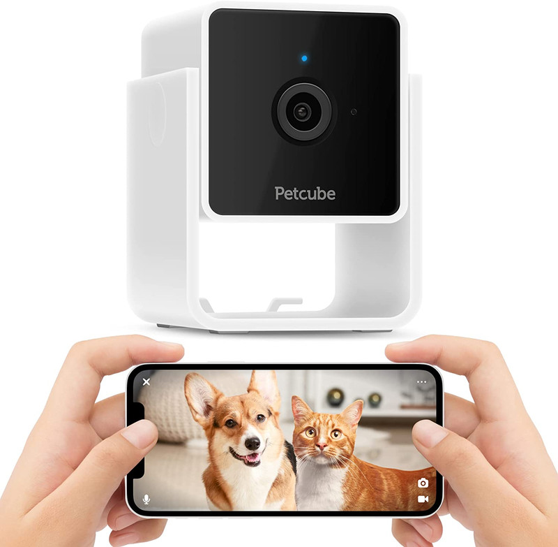 Cam | Indoor Wi-Fi Pet and Security Camera with Phone App, Pet Monitor with 2-Wa