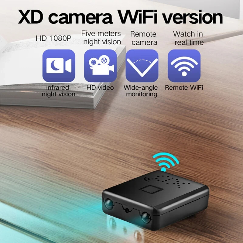 Minicámara Pro Full HD 4K WiFi 5G visión nocturna monitoreo remoto de seguridad