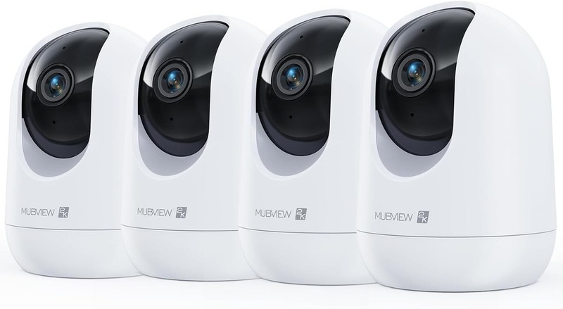 4 Pack 2K Night Vision Pet Camera - Motion Tracking - WiFi - Two-Way Audio gallery