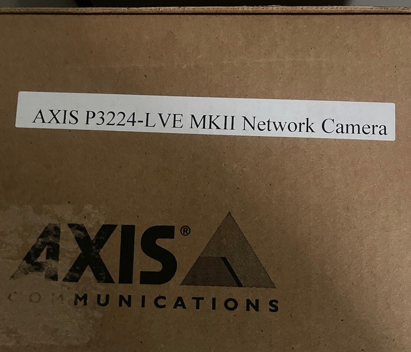 ONE AXIS P3224-LVE Mk II HDTV 720p Network Camera – OUTDOOR LVE