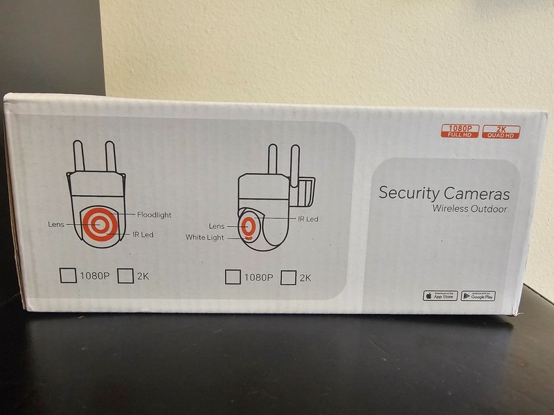 New Wireless Wifi Security camera Indoor/Outdoor, 1080p, USB A to C power cord. gallery