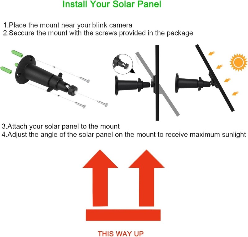 Adjustable Mount Solar Panel for Blink Cameras gallery