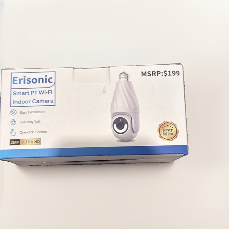 Erisonic Smart PT 2MP Wi‑Fi Indoor IP Camera, Motion Detection, Two‑Way Audio gallery