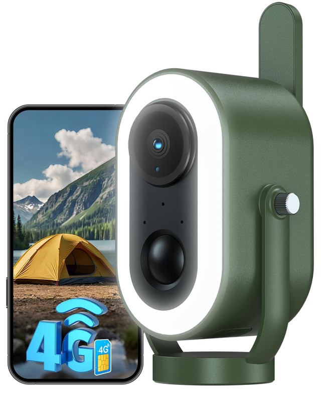 Xega 4G LTE Cellular Camping Camera Magnetic Built in SIM Card 2K HD…