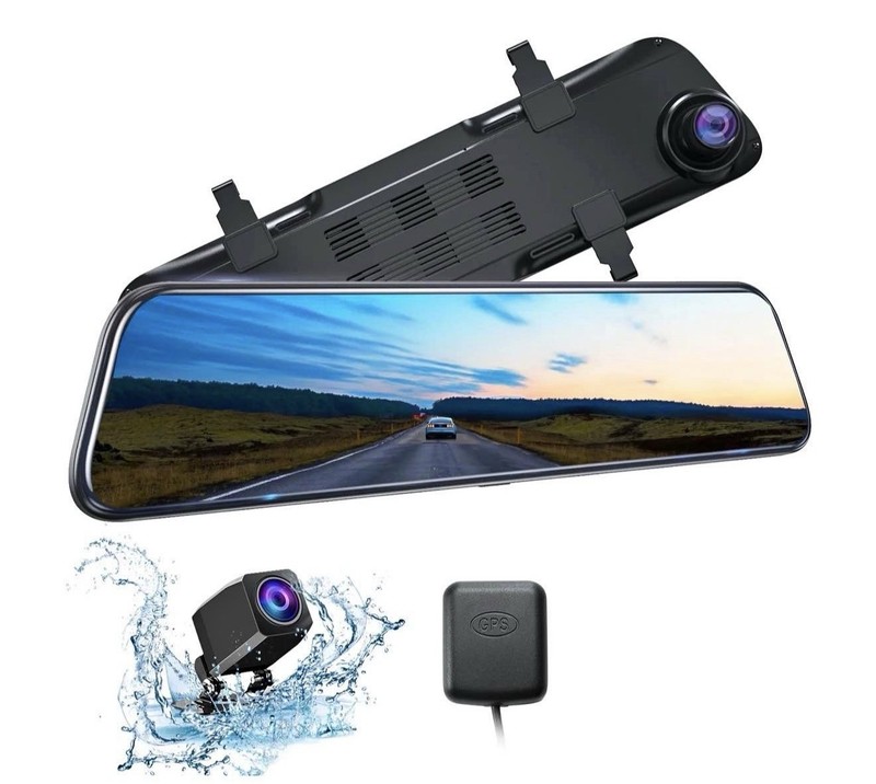Kingslim DL12 Pro 4K Mirror Dash Cam with Backup $199 MSRP