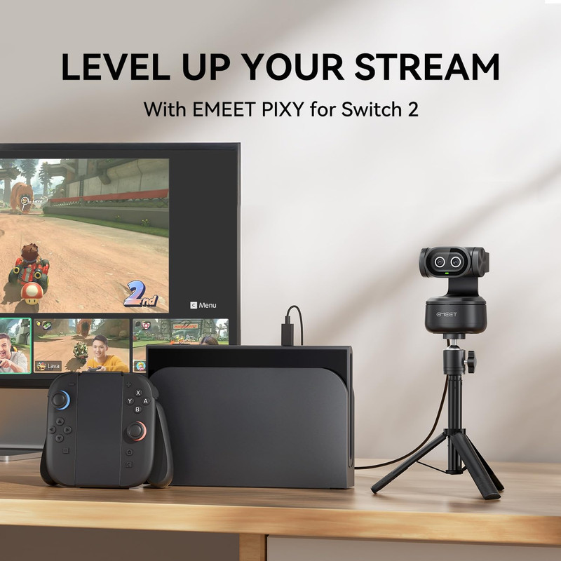PIXY Dual-Camera Ai-Powered PTZ Camera 4K, AI Tracking, PDAF&AI Autofocus 0.2S, gallery