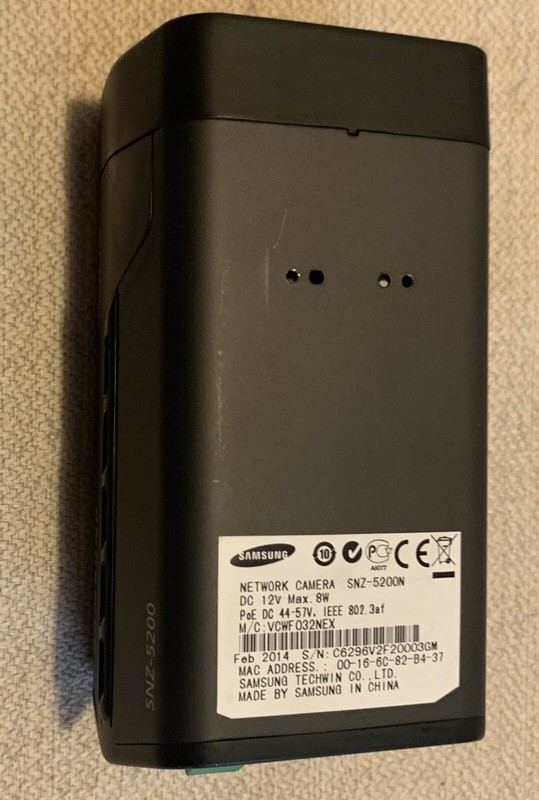 Samsung SNZ-5200 Network PoE Camera | 1.3MP 720p HD Day/Night 20x Zoom gallery