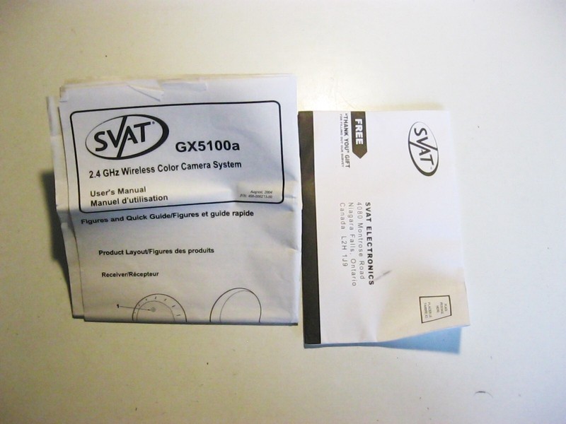 SVAT Color Security Surveillance System Wireless GX 5100a READ!!!!!!! gallery